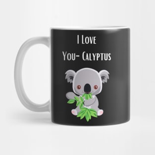 Animal Koala Eucalyptus Pun Mug